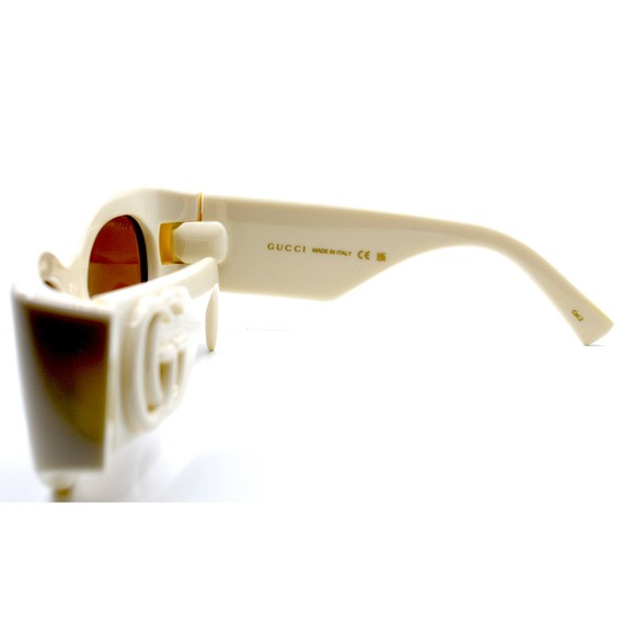 NEW GUCCI GG1544S 004 IVORY BROWN AUTHENTIC SUNGLASSES - Picture 13 of 16